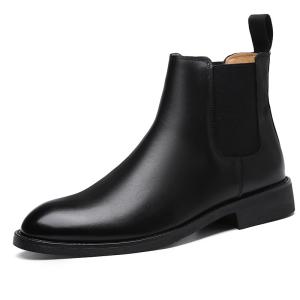 Misalwa Dropshipping Men Boots Luxury Spring/ Winter Elegant Chelsea Boots Men Cow Suede Leather Lovers' Shoes Plus Size 35 47