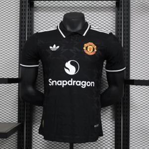 24-25 Manchester United black player version football jersey, 24/25 Manchester United special edition