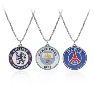 Color Barcelona Juventus Real Madrid Necklace Paris Manchester City Liverpool Arsenal Barcelona Necklace
