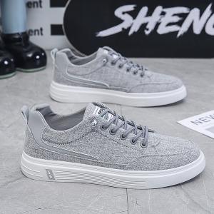 New spring breathable linen shoes men's canvas shoes thin casual board shoes