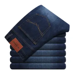 wholesale Jeans for men, straight men, business, waist, leisure, loose, big, thin, long trousers.