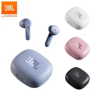 KCM-Original JBL WAVE 300TWS True Wireless Bluetooth Headphones In-Ear Stereo Earbuds Bass Sound Noise Cancelling Earphone with Mic