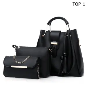 Fashion Women Bags Set 3pcs Mother Bag Large Casual Bags Leather Female Shoulder Bag Ladies Brand Bag Single Shoulder Bag