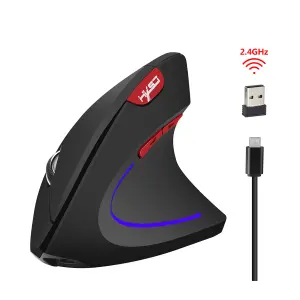 KCM-HXSJ 2.4GHz Vertical wireless mouse MOUSE Ergonomic design 2400DPI suitable for office design