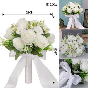 KCM-Bride Bouquet Bridesmaid Holding Flower Rose Valentine's Day Confession Flower Bundle Wedding Holding Flower