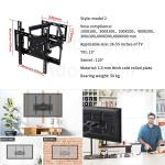 AdoreMall Retractable TV Wall Mount Bracket Wall Stand Adjustable Mount Arm Fit for Plasma Flat LED TV