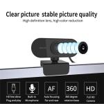 HD Webcam with Microphone USB Computer Camera for Live Streaming Online Classes Video Conferencing Gaming Laptop & Desktop