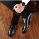 KCM-Men's New Soft Leather Business Leather Shoes Lightweight Soft Sole Non-Slip Casual Leather Shoes Men's Shoes