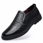 KCM-Men's New Soft Leather Business Leather Shoes Lightweight Soft Sole Non-Slip Casual Leather Shoes Men's Shoes