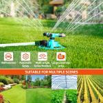 KCM-360 Degree Automatic Rotating Garden Lawn Water Sprinklers System Quick Coupling Lawn Rotating Nozzle Garden Irrigation Supplies