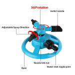 KCM-360 Degree Automatic Rotating Garden Lawn Water Sprinklers System Quick Coupling Lawn Rotating Nozzle Garden Irrigation Supplies