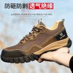 KCM-Men's Comfortable Steel Toe Covers Working Safety Shoes Non-Slip Insulation Worker Shoe Security Boots