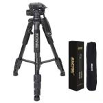 KCM-Professional Portable Travel Aluminium Camera Tripod Accessories Stand with Pan Head for Canon Nikon Sony DSLR SLR Camera