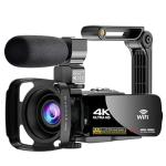 KCM-Touch screen high-definition 4K camera 56MP digital camera WIFI with microphone 56 megapixel handheld DV