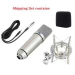 KCM-Tiktok DJ High-end Condenser Microphone Professional Studio Large Diaphragm Microphone For Vocal Recording PC Podcast Gaming