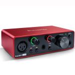 KCM-Promotion Focusrite Scarlett Solo 3rd gen 2 input 2 output USB audio interface sound card professional for recording Microphone