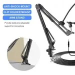 KCM-BM800+V8 live broadcast equipment professional condenser microphone microphone V8 boom recording studio equipment