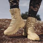 KCM-2024 New Breathable Sports Boots Outdoor Hiking Durable Training High Top Mountaineering Boots
