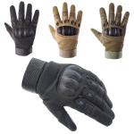 Men's outdoor sports touch screen mountaineering and cycling training anti slip shell gloves