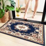 KCM-Entrance mat, Persian retro mat, entrance foyer, kitchen, absorbent anti slip mat, toilet mat