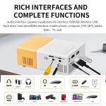 KCM-LED Home Office YG300 Projector HD 1080P Miniature 3D Projector