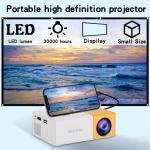 KCM-LED Home Office YG300 Projector HD 1080P Miniature 3D Projector