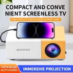KCM-LED Home Office YG300 Projector HD 1080P Miniature 3D Projector
