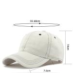 KCM-Fashion Solid Color Denim Baseball Cap Women Men Snapback Outdoor Sun Visor Hat Casual Hip Hop Hats Adjustable Snapback Cap