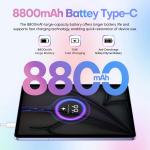 KCM-Smart Android Tablet 11" PC 10 Core 16GB+1TB 48MP+108MP 5G Tablet Battery 8800 mAh Bluetooth Tablet include Keyboard/Mouse/Pen