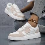KCM-Large size new breathable, lightweight, casual, versatile sports style men's and women's trendy white shoes
