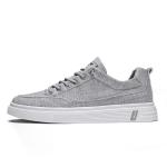 KCM-New spring breathable linen shoes men's canvas shoes thin casual board shoes