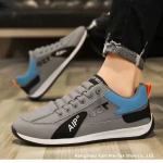 KCM-Men's Casual Running Shoes Soft Bottom Flat Bottom Fashionable Sports Shoes Comfortable Breathable Low Cut Slip-On Sneakers