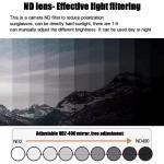 CRIXALIS Polarized Round Sunglasses ND9 Adjustable Dimming Men Women Retro Punk Men's Fishing Eyeglasses Outdoor Shades UV400