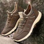 KCM-Men Hiking Shoes 2026 Spring Summer Breathable Mesh Sneakers Outdoor Footwear Walking Shoes Elastic Band Male Climbing Shoe