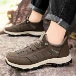 KCM-Men Hiking Shoes 2026 Spring Summer Breathable Mesh Sneakers Outdoor Footwear Walking Shoes Elastic Band Male Climbing Shoe