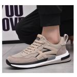 KCM-New European and American Men's color Blocked Lace up Casual Sports Shoes Lightweight Soft Soled Casual Student Running Shoes