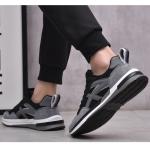 KCM-New European and American Men's color Blocked Lace up Casual Sports Shoes Lightweight Soft Soled Casual Student Running Shoes