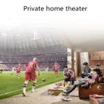 Sixth generation vr glasses 3D virtual reality game glasses with their own headphones