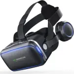Sixth generation vr glasses 3D virtual reality game glasses with their own headphones