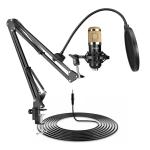KCM-BM800+V8 live broadcast equipment professional condenser microphone microphone V8 boom recording studio equipment