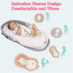 Maternity Bag Kit Diaper Bags with Sleeping Bed Baby Nappy Bag Mommy Bag Travel Beds Backpack Maternity Hospital Bags Crib Bag