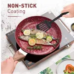 16-piece granite aluminum die-casting non-stick cookware set