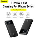 KCM-Baseus Power Bank 20000mAh Portable Charger Powerbank 10000 External Battery PD 20W Fast Charging For iPhone 13 Xiaomi PoverBank