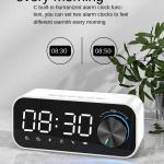 KCM-2021 Bluetooth speaker alarm clock wireless computer mini loud volume heavy bass luminous multi-function