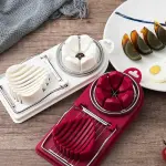 KCM-Multifunctional Egg Cutter Stainless Steel Egg Slicer Sectioner Cutter Mold Flower-Shape Luncheon Meat Cutter Kitchen Gadgets