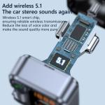KCM-JaJaBor FM Transmitter Modualator Car MP3 Player AUX Audio Receiver USB Type C PD 30W Car Charger Handsfree Bluetooth Car Kit