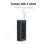 KCM-16*18650 DIY Power Bank Case With Type C Micro USB Cable Flashlight Fast Power Bank Case 18650 Battery Holder Charging Box Shell