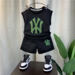 KCM-Baby vest handsome two-piece set summer new medium-sized boys and girls Korean version online celebrity thin sports suit tide
