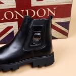 KCM-European American men Chelsea boot covers Martin boots short boots leather boots hairstylists and elevated motorcycle boots
