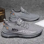 KCM-Sports shoes men's new mesh flying fabric breathable casual daddy shoes network red explosive running shoes